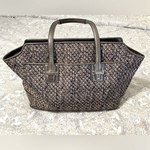 Coach Alexis Snake Print Carryall Tote